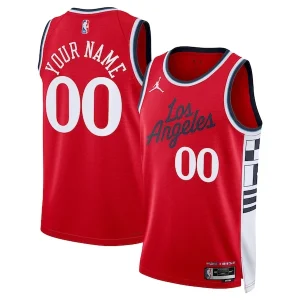 Delizioso Fantastico Raffinato LA Clippers Jordan Brand Unisex 2024/25 Custom Swingman Jersey Statement Edition Red per i Fan Veri