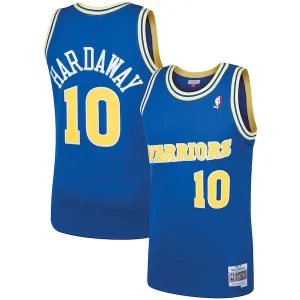 Classico Comodo Tim Hardaway Golden State Warriors 1990/91 Hardwood Classics Swingman Jersey Royal per i Fan Veri