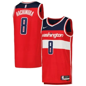Moderno Rui Hachimura Washington Wizards Nike Swingman Jersey Red per i Fan Veri