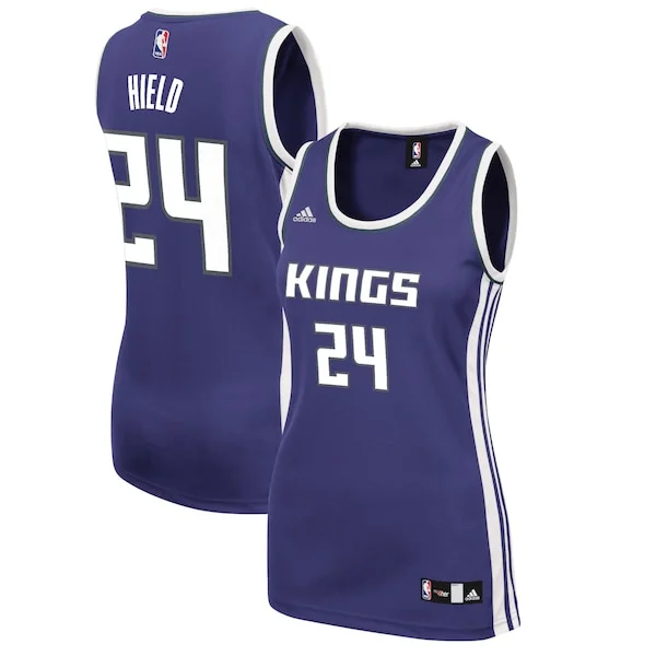 Bellissimo Pratico Trendy Buddy Hield Sacramento Kings adidas Women's Road Replica Jersey Purple per i Fan Veri