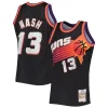 Ottimo Fantastico Steve Nash Phoenix Suns 1996/97 Hardwood Classics NBA 75th Anniversary Diamond Swingman Jersey Black per i Fan Veri