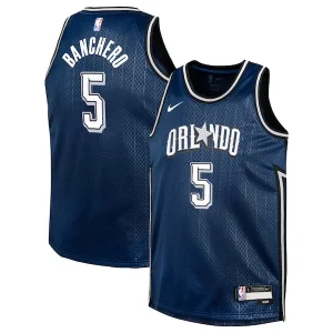 Meraviglioso Fascinante Classico Paolo Banchero Orlando Magic Nike Youth Swingman Replica Jersey City Edition Navy per i Fan Veri