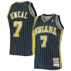 Splendido Bellissimo Jermaine O'Neal Indiana Pacers 2003/04 Hardwood Classics Swingman Jersey Navy per i Fan Veri