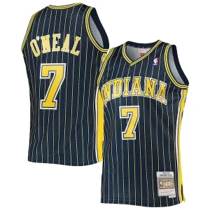 Splendido Bellissimo Jermaine O'Neal Indiana Pacers 2003/04 Hardwood Classics Swingman Jersey Navy per i Fan Veri