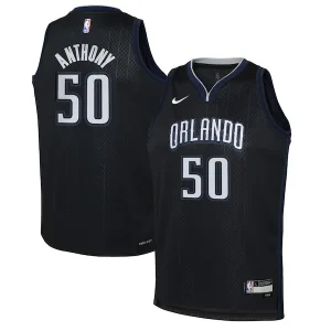 Raffinato Cole Anthony Orlando Magic Nike Youth 2022/23 Swingman Jersey City Edition Black per i Fan Veri