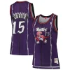 Classico Prestigioso Vince Carter Toronto Raptors Women's 1998/99 Hardwood Classics Swingman Jersey Purple per i Fan Veri