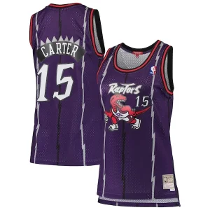 Classico Prestigioso Vince Carter Toronto Raptors Women's 1998/99 Hardwood Classics Swingman Jersey Purple per i Fan Veri