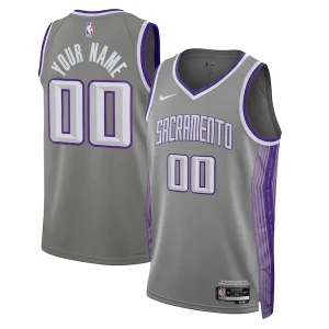 Lussuoso Sacramento Kings Nike Unisex 2022/23 Swingman Custom Jersey City Edition Black per i Fan Veri