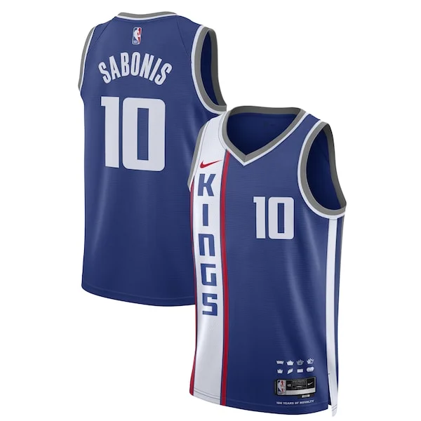 Robusto Fascinante Domantas Sabonis Sacramento Kings Nike Unisex 2023/24 Swingman Jersey Blue City Edition per i Fan Veri
