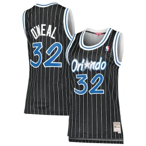 Pratico Shaquille O'Neal Orlando Magic Women's 1995/96 Hardwood Classics Swingman Jersey Black per i Fan Veri