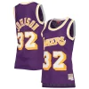 Comodo Eccezionale Fantastico Magic Johnson Los Angeles Lakers Women's Hardwood Classics 1984/85 Swingman Jersey Purple per i Fan Veri