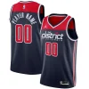 Comodo Elegante Washington Wizards Jordan Brand Swingman Custom Jersey Statement Edition Navy per i Fan Veri
