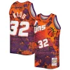 Magnifico Jason Kidd Phoenix Suns 1999/00 Hardwood Classics Lunar New Year Swingman Jersey Orange per i Fan Veri