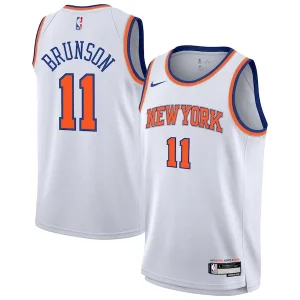 Attraente Delizioso Gorgeous Jalen Brunson New York Knicks Nike Youth Association Swingman Jersey White per i Fan Veri