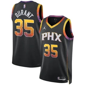 Magnifico Kevin Durant Phoenix Suns Jordan Brand Unisex Swingman Jersey Statement Edition Black per i Fan Veri