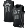 Prestigioso Ben Simmons Brooklyn Nets Jordan Brand Unisex Swingman Jersey Statement Edition Black per i Fan Veri