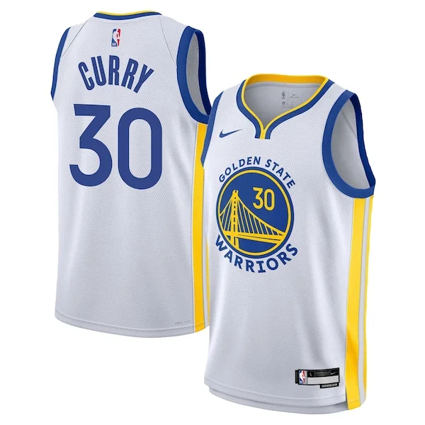 Fantastico Stephen Curry Golden State Warriors Nike Youth Swingman Jersey Association Edition White per i Fan Veri